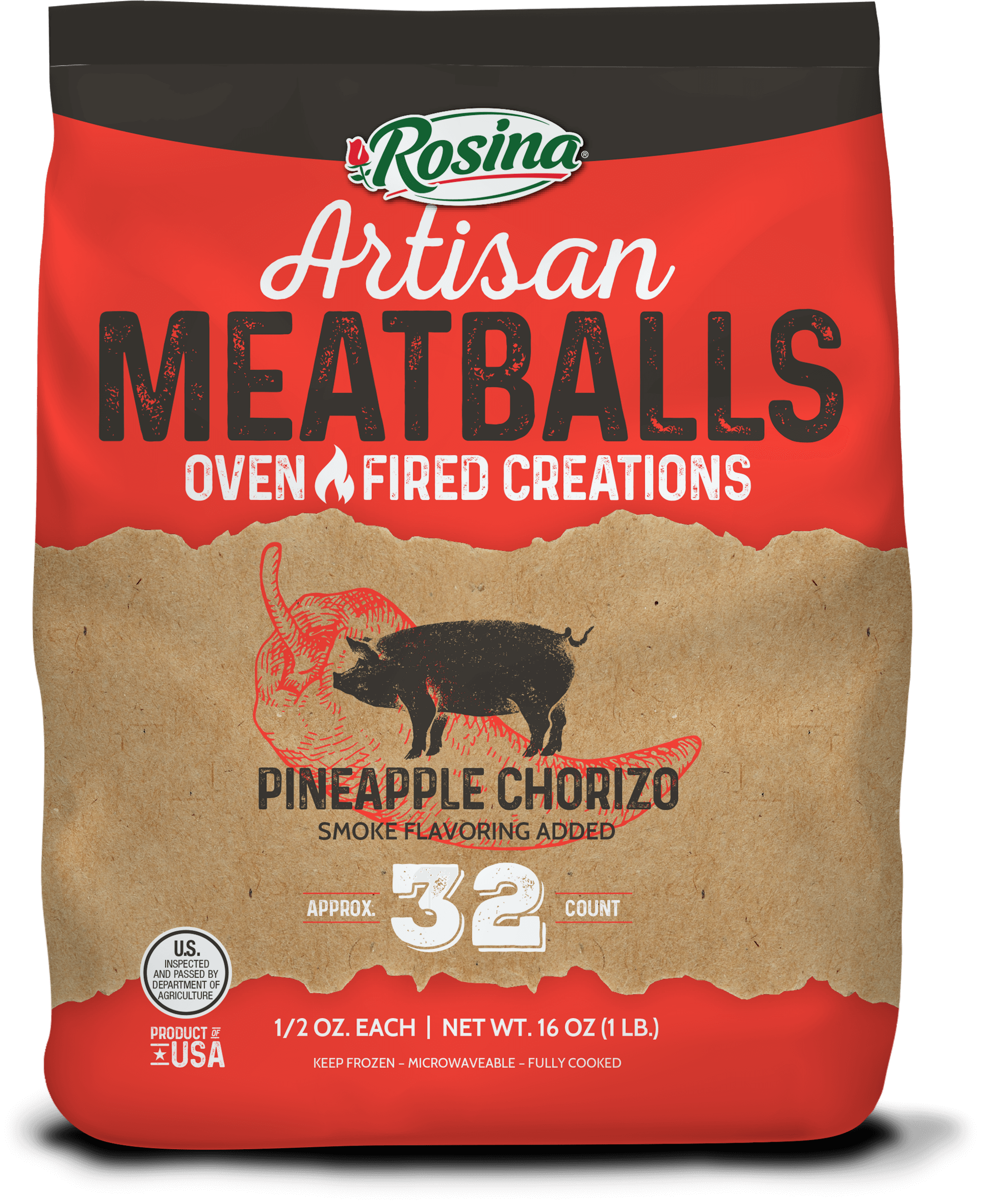 Rosina Artisan Pinapple Chorizo Meatballs