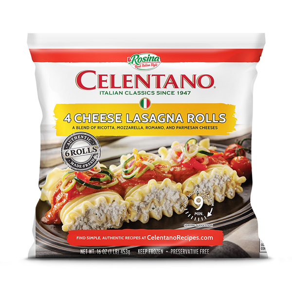 Celentano 4 Cheese Lasagna Roll