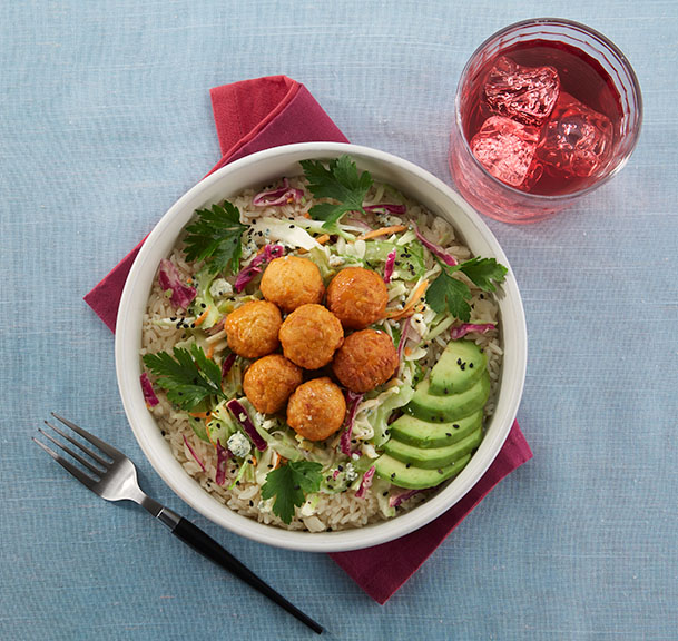 Buffalo Style Chicken Protein Bowl