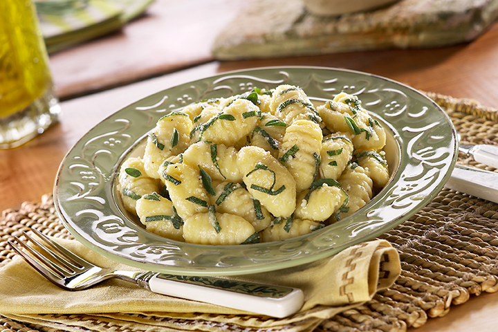 Gnocchi with Butter, Sage Sauce