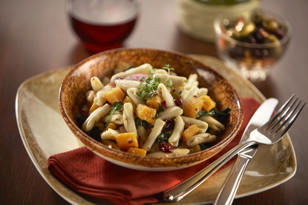 Cavatelli with Butternut Squash and Cranberries