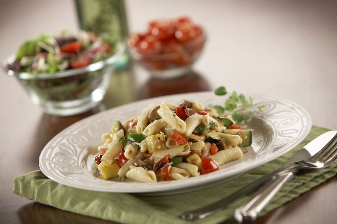 Cavatelli with Grilled Vegetables