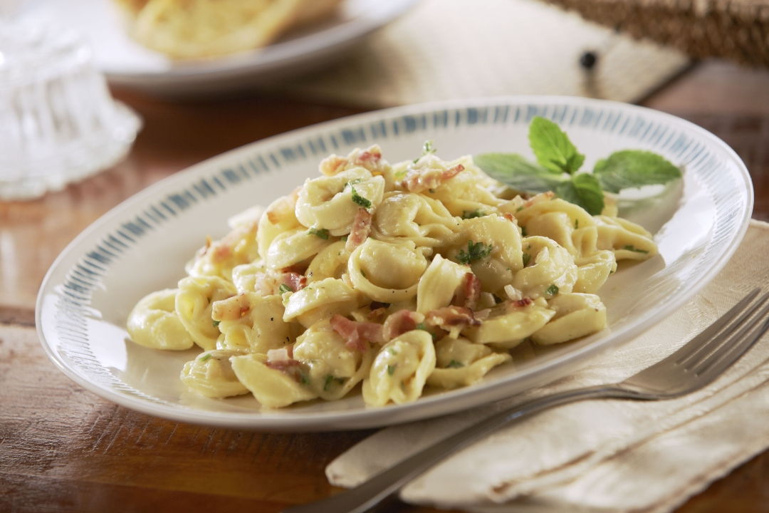 Cheese Tortellini Carbonara