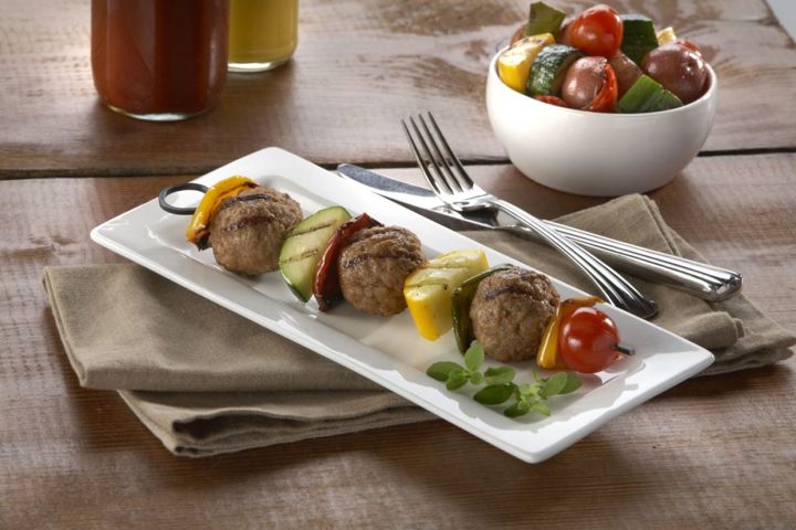 Angus Meatball Skewers