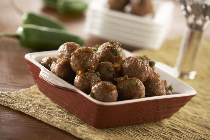 Gluten-Free Cherry Coke & Jalapeño Meatballs