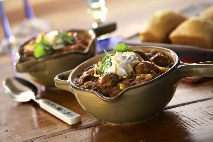 Gluten-Free Southwestern Meatball Chili