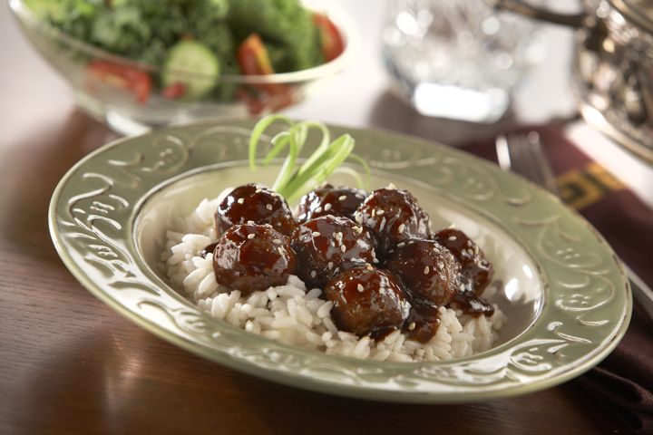 Gluten-Free Honey Balsamic Meatballs