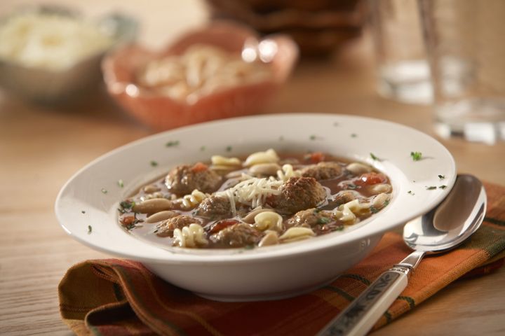 Classic Crock Pot Meatball Soup