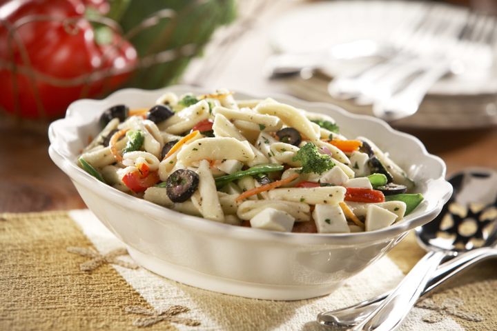 Cavatelli with Vegetables and Balsamic Vinaigrette