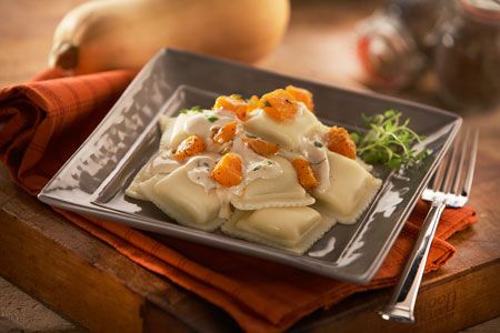 Gluten-Free Ravioli with Butternut Squash & Thyme