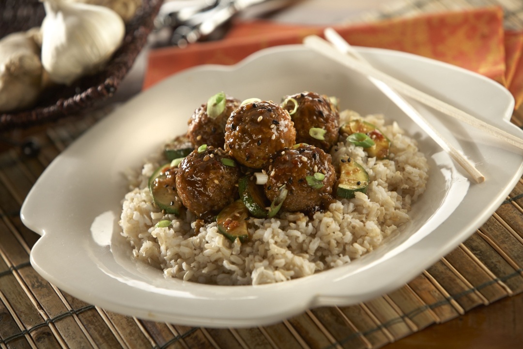 Turkey Meatballs with a Spicy Hoisin Sauce