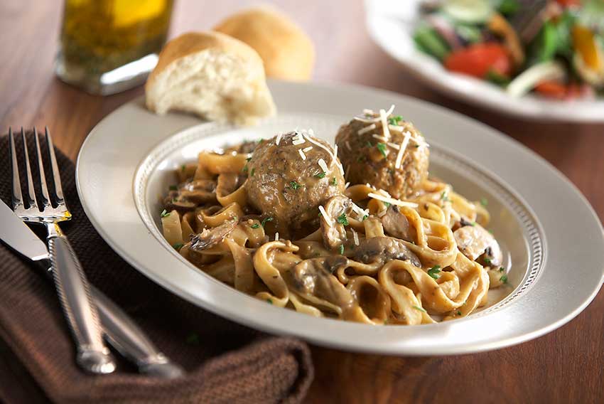 Meatballs with Marsala Mushroom Sauce