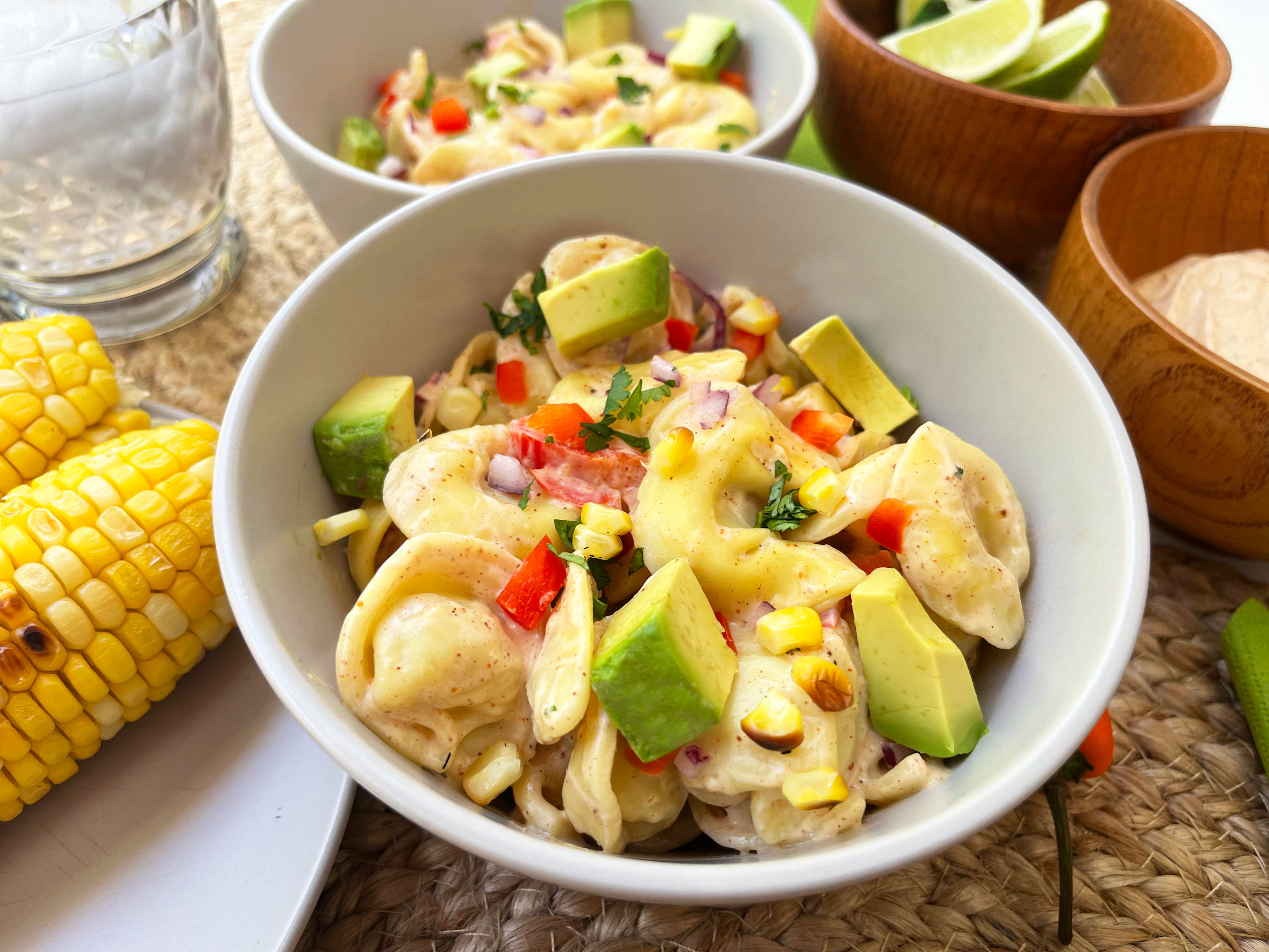 Mexican Street Corn Tortellini Salad